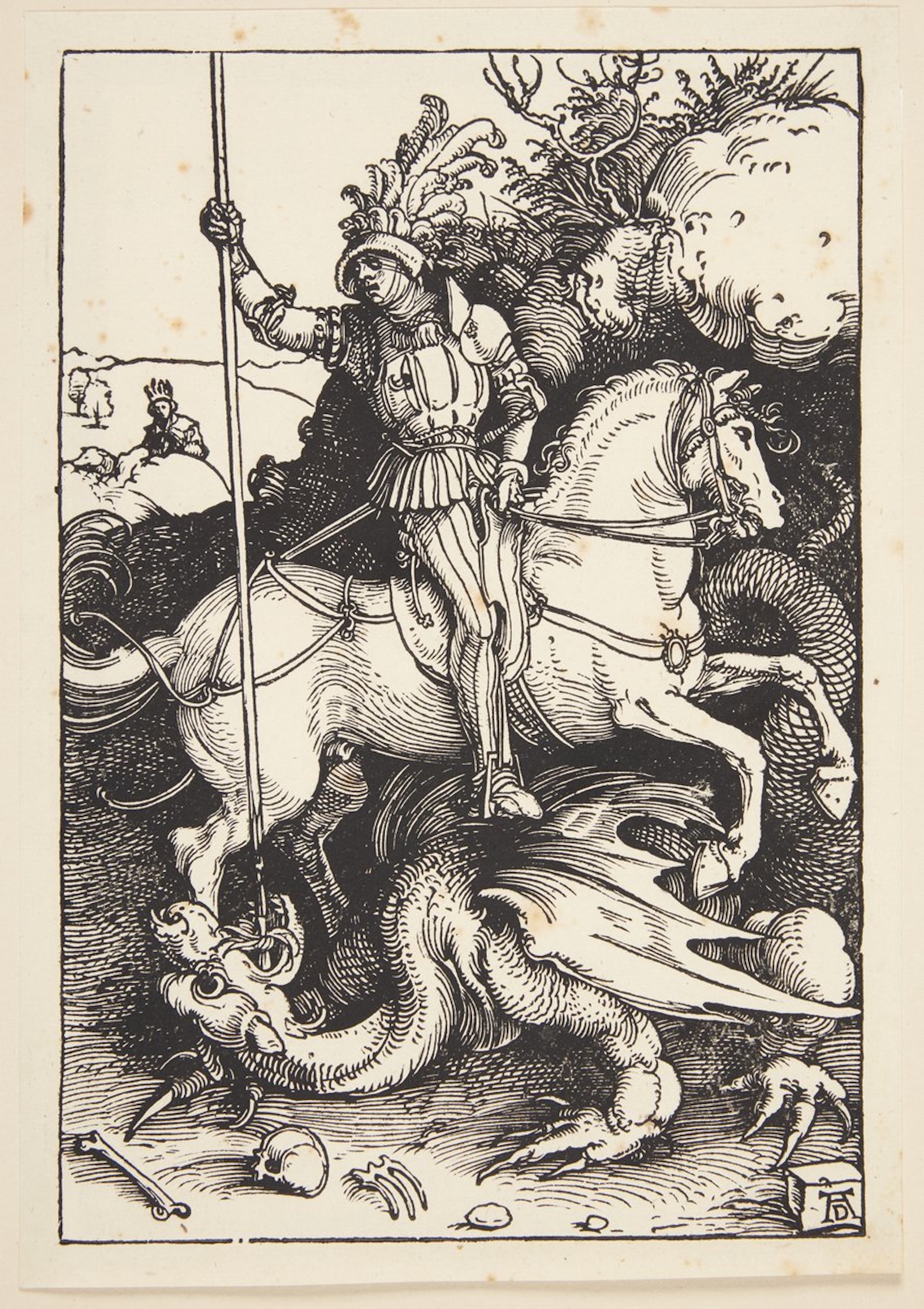 Albrecht Dürer – St. Georg tötet den Drachen
