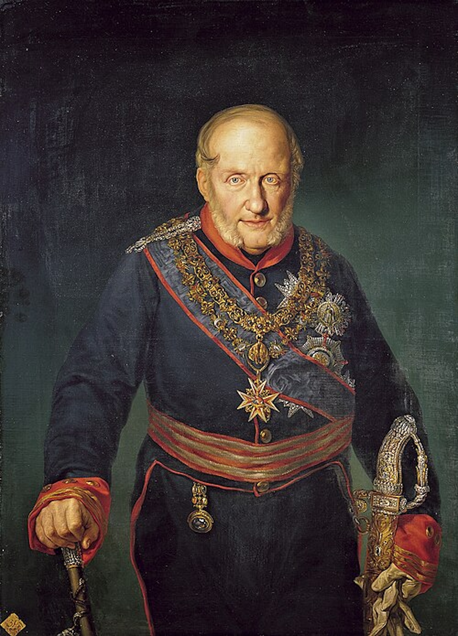 König Franz I. beider Sizilien – Gemälde von Vicente López Portaña 1829 Real Academia